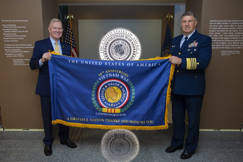 Former Commandant of the Coast Guard Admiral Karl L. Schultz; current is Adm. Linda L. Fagan